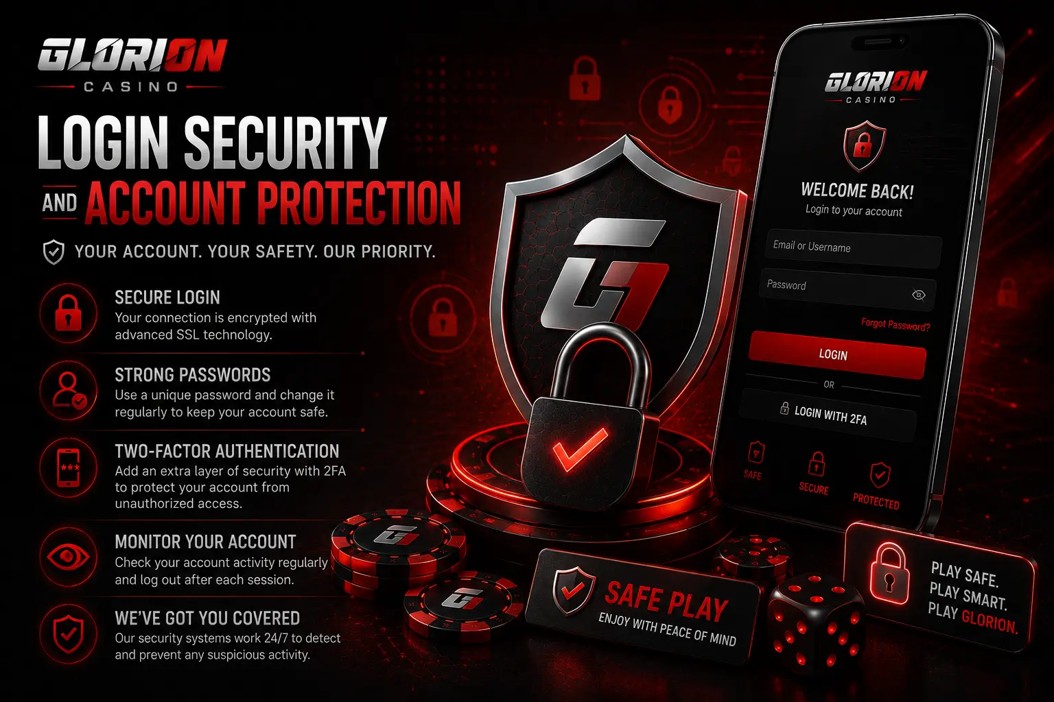 Glorion Login Security